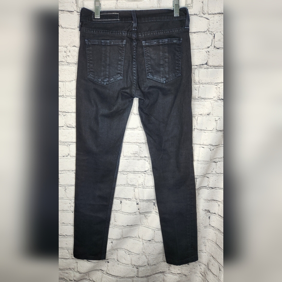 Rag &‎ Bone Black Skinny Jean Size 24 - Picture 2 of 4